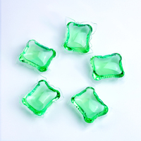 Capsules de détergent en gel à faible mousse jetables et écologiques, 50%-80% d'ingrédients pour la protection des couleurs, 8g, parfum fruité