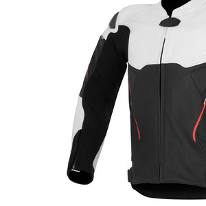Blouson de moto en cuir respirant coupe-vent à manches longues avec logo personnalisé, service OEM, unisexe, tailles 6XL XXL - Product Image 1