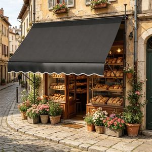 Tenda da Sole Retrattile per Patio con Telaio in Lega di Alluminio e Rivestimento in PVC, Estensibile 6m di Larghezza e 5m di Proiezione, per Uso Residenziale con Illuminazione LED - Product Image 6