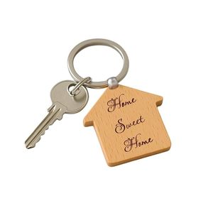 Best Wholesaler Heavy Jerusalem Olive Wood Carved Heart Key Chain or <b>Ring</b> - 2 Inches Long and 1 Inch Thick - Product Image 4