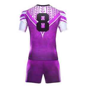 Conjunto Deportivo de Calidad Superior, Personalizado con la Marca del Equipo, Sublimado, Transpirable, de Alto Rendimiento, Uniforme de Rugby Nuevo - Product Image 4