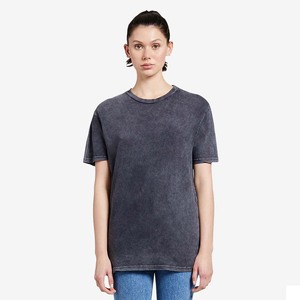 Camisetas de algodón personalizadas, transpirables, de secado rápido, al por mayor, con nuevo diseño, OEM, para mujer, con lavado ácido, camisetas personalizadas y elegantes. - Product Image 1
