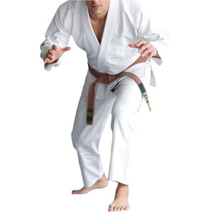 ชุดยูโด BJJ สีตามสั่ง ผ้าฝ้าย 100% คุณภาพพรีเมียม แห้งเร็ว ระบายอากาศได้ดี น้ำหนักเบา สั่งซื้อจำนวนมากได้ MOQ ต่ำ พร้อมจำหน่าย - Product Image 1