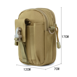 กระเป๋าคาดเอวอเนกประสงค์สำหรับใส่โทรศัพท์มือถือ อุปกรณ์เสริมต่างๆ  แบบมีตะขอเกี่ยว  กระเป๋า EDC  กระเป๋าคาดเอวอเนกประสงค์สำหรับกิจกรรมกลางแจ้ง  กระเป๋าคาดเอวแบบยุทธวิธี - Product Image 2