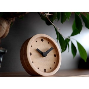 Reloj de Escritorio de Madera Minimalista Modernista, Movimiento de Cuarzo Circular, Visualización de Agujas, Silencioso, Sin Tictac - Product Image 2