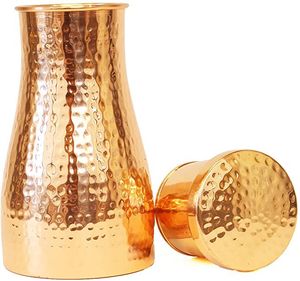 Elegante Jarra de Cobre Ecológica de Doble Pared con Diseño a Prueba de Fugas, Antimicrobiana, Mantiene el Agua Fría, Fácil de Limpiar - Product Image 5