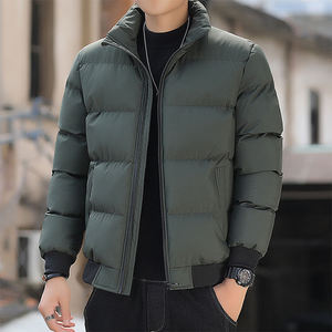 Fully Customized Men's <b>Waterproof</b> Canvas Puffer <b>Jackets</b> Polyester Wadding Filled <b>Winter</b> DDP Shipping - Product Image 4