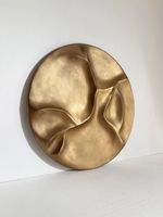 Sous-verre décoratif de luxe fait main, article cadeau, style rustique et vintage pour l'aménagement intérieur, pour une mise en scène de table haut de gamme