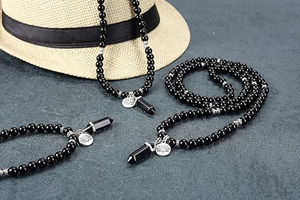 Rosario Musulmán Islámico OEM al por Mayor, Tasbih de Acero Inoxidable Ligero, Cuentas de Oración Tasbeeh, Cuentas de Color Azul Árabe - Product Image 4