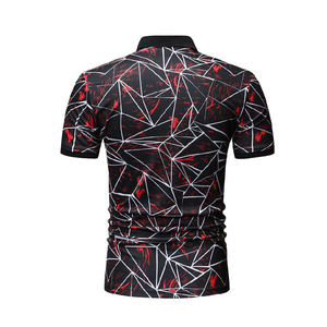Camisas de Hombre con Logotipo Personalizado OEM, Antiarrugas, Sublimadas, de Algodón/Poliéster, Casuales, de Moda, al por Mayor, de Manga Corta, Bordadas - Product Image 4