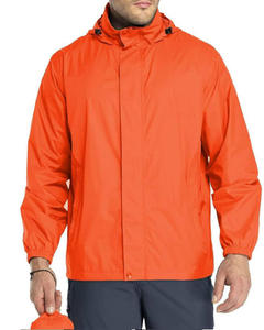 Veste de pluie d'hiver pour homme avec capuche et col - Product Image 3