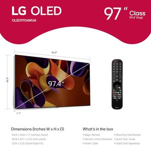 Televisor inteligente OLED evo G4 Series de 77 pulgadas con procesador 4K, pantalla plana, Alexa integrada y Magic Remote AI - Product Image 2