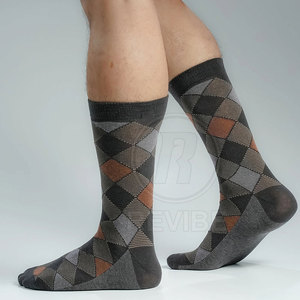 Lightweight 100% Cotton Crew <b>Socks</b> for Men-Winter Use <b>Soft</b> & Breathable Gym Sports High Quality Customizable - Product Image 5