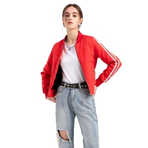 Veste et manteaux de bombardier pour femme, haute qualité, tenue décontractée, col de Baseball, coupe-vent, tendance - Product Image 1