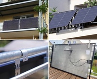 Micro onduleur de panneau solaire flexible avec contrôleur MPPT extérieur de batterie au lithium pour modules photovoltaïques alimentés par balcon de 500W