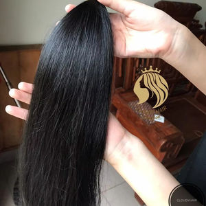 CDYHAIRVN Cabello Humano Virgen de Alta Calidad 100% Natural Negro Vietnamita Sin Procesar Directo de Fábrica para Uso a Largo Plazo - Product Image 1