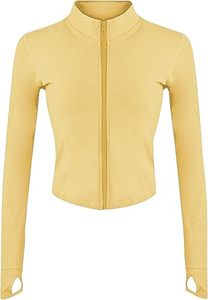 Camiseta de Yoga para Mujer INDEX, Azul, Media Cremallera, Manga Larga, Ajuste Ceñido, Transpirable, Spandex/Poliéster, Ropa Deportiva, Diseño Sin Costuras, Color Sólido - Product Image 1
