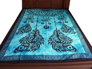 Tapiz Decorativo de Pared con Diseño de Atrapasueños de Algodón, Manta para Cama, Tapiz para Dormitorio, Manta de Playa, Tapete de Yoga, Lavable a Máquina - Product Image 4