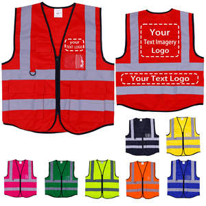 เสื้อกั๊กสะท้อนแสงขายดีสำหรับทุกเพศดีไซน์น้ำหนักเบามองเห็นได้ชัดเจน - Product Image 2