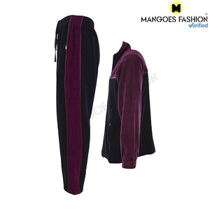 Ensemble 2 pièces de survêtement thermique décontracté pour homme, coupe oversize, avec sweat à capuche et pantalon de jogging, en tissu uni délavé à l'acide, collection automne, qualité premium, Elite Vanguard International - Product Image 5
