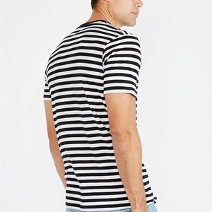 T-shirt à manches courtes pour homme, imprimé animalier noir et blanc, col rond, coupe classique, décontracté, surdimensionné, 100% polyester, respirant, tricoté - Product Image 4