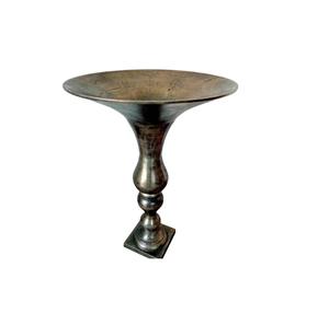Jarrón de Metal con Acabado Antiguo de Lujo, Pedestal para Jarrón, Porta Flores, Jarrón Alto Moderno de Estilo Industrial para Sala de Estar, Decoración del Hogar - Product Image 1