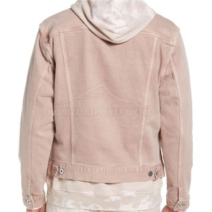 Veste en jean pour homme à manches longues, nouvelle collection, fabrication usine, logo frontal, séchage rapide, écologique, respirante, personnalisable, vente en gros - Product Image 3