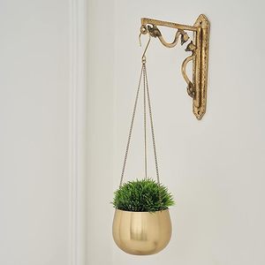 Meilleure vente de jardinière suspendue dorée pour la décoration intérieure et le jardin à un prix abordable - Product Image 4