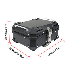 <span class=keywords><strong>Valise</strong></span> <span class=keywords><strong>universelle</strong></span> en alliage d'aluminium pour <span class=keywords><strong>moto</strong></span> 22L Boîte de coffre pour <span class=keywords><strong>moto</strong></span> Tour de stockage Porte-bagages Boîte supérieure pour <span class=keywords><strong>moto</strong></span> Boîtes arrière pour <span class=keywords><strong>moto</strong></span> - Product Image 2