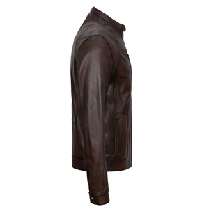 2026 Made In Pakistan New Design Men's Leather <b>Jacket</b> Youth Fashionable Latest Style Autumn <b>Winter</b> Men Leather <b>Jacket</b> - Product Image 3