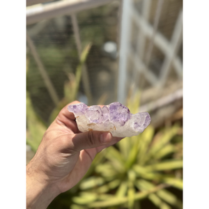 Natural Amethyst on White Himalayan Quartz <b>Crystal</b> <b>Cluster</b> Mineral Specimen for Interior Decor and Wholesale - Product Image 1