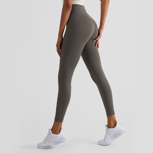Nouvel ensemble de yoga 2025 pour femme : Legging et brassière de sport sans couture, taille haute, effet ventre plat, en maille unie, longueur intégrale, pour la gym et le fitness - Product Image 3