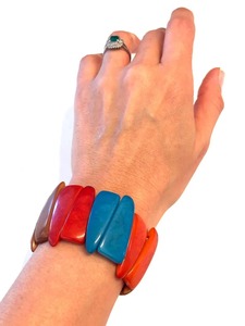 Customized High Quality Women's Handcrafted Angle <b>Resin</b> Fashion Jewelry Bracelet Branded Color Strand from India <b>resin</b> <b>craft</b> - Product Image 3