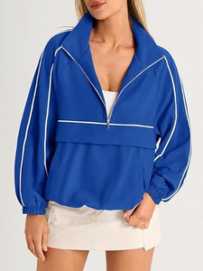Sudadera con Cierre de Cremallera para Mujer, Protección Solar UPF 50+, Chaqueta Cortavientos Ligera para Correr, Senderismo y Actividades al Aire Libre, con Bolsillo - Product Image 6