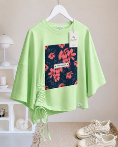 เสื้อครอปท็อปผู้หญิงทรงเข้ารูป ระบายอากาศได้ดี เป็นมิตรกับสิ่งแวดล้อม คุณภาพเยี่ยม ป้องกันริ้วรอย พร้อมปักโลโก้ตามสั่ง แขนสั้น ผ้าฝ้าย 100% สำหรับฤดูร้อน - Product Image 3