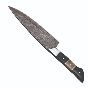 Couteau de chef en acier Damas LEGACY BLADES de qualité supérieure, manche en bois, couteau de cuisine professionnel, usine OEM ODM - Product Image 1