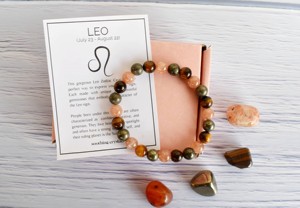 LEO Zodiac Crystals <b>Kit</b> Semi Precious Crystal Stone for Meditation Healing Gift Jewelry - Product Image 6