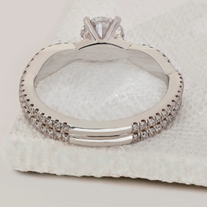 Anillo de Diamante de Corte Redondo de 1.35 Quilates Cultivado en Laboratorio, Clásico y en Tendencia, Oro Amarillo de 14K, Joyería de Compromiso y Boda para Fiestas - Product Image 6