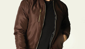 Chaqueta Bomber Formal de Invierno para Hombre, Talla Grande, con Logotipo Personalizado, 100% Nailon, Cuello Alto, Logotipo en la Parte Delantera - Product Image 5