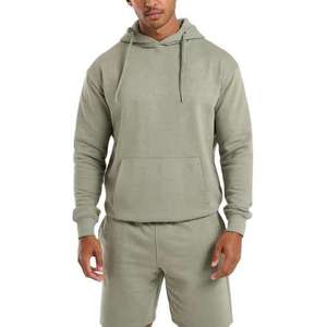 Sweat-shirts d'hiver deux pièces respirants en polyester/coton délavé à l'acide pour hommes, service OEM personnalisé, couleurs et logo sur mesure - Product Image 3