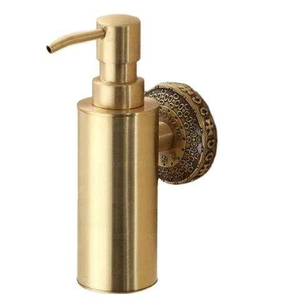 Customized Design New Metal Brass Antique <b>Soap</b> Dispensers for Hotel Bathroom Washroom Usage <b>Soap</b> Holder Bathroom <b>Sets</b> - Product Image 2