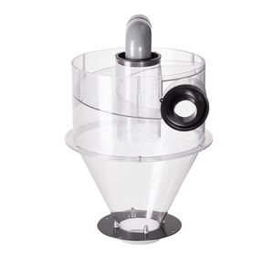 Separatore di Polvere Ciclonico Retrofit da 4 Pollici con Filtro ABS da 2 Pollici Diametro Esterno Tubo di collegamento - Product Image 1