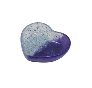 Resin Heart Decorative Plate Elegant Storage <b>Organizer</b> for Vanity Bathroom Bedroom Jewelry Accessories and <b>Keys</b> Collection - Product Image 5