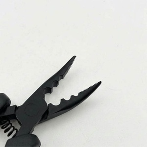 Hair Pliers Curved <b>Head</b> Teeth 3 Holes Micro and Nano Beads Ring Links Feather Hair Extension Tools Plier OEM Service - Product Image 3