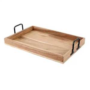 Bandeja Ecológica de Madera Natural Estilo Americano, Apta para Lavavajillas y Fácil de Limpiar, Fabricada por Lodi Impex - Product Image 3