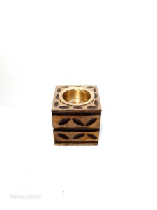 Brûleur d'encens Bakhoor Mubkhara en bois de manguier, artisanal, écologique, religieux, arabe, régional, à très bon prix - Product Image 5