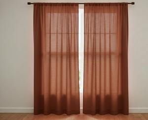 Cortina de Tela Sólida de Algodón Puro de Alta Calidad, con Alto Nivel de Oscurecimiento, Estilo Bohemio, Ecológica, para Uso en Puertas/Ventanas de Salas de Estar y Hoteles - Product Image 2