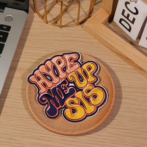 Wholesale Embroidery Patches Custom Woven Embroidered <b>Badge</b> <b>Iron</b> <b>On</b> Sew <b>On</b> Applique Personalized Patch for Jackets Clothing Hats - Product Image 1