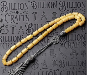Handmade Resin Prayer Beads 33 Beads Misbaha Islamic Tasbih Muslim Rosary Dhikr Zikr <b>Religious</b> Gift - Product Image 5