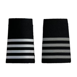 Customizable 3D Design Silk Epaulettes Exquisite Embroidered <b>Badges</b> Decorations Canvas Fabric Square Woven Star Safety Pin - Product Image 5